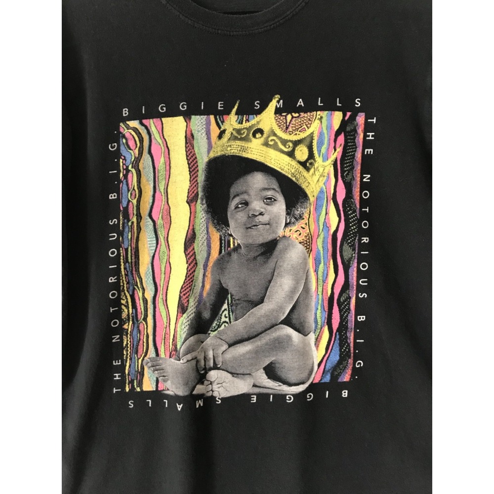 Vintage Notorious BIG Shirt Biggie Smalls Rap Tee 100% Cotton Men's Large